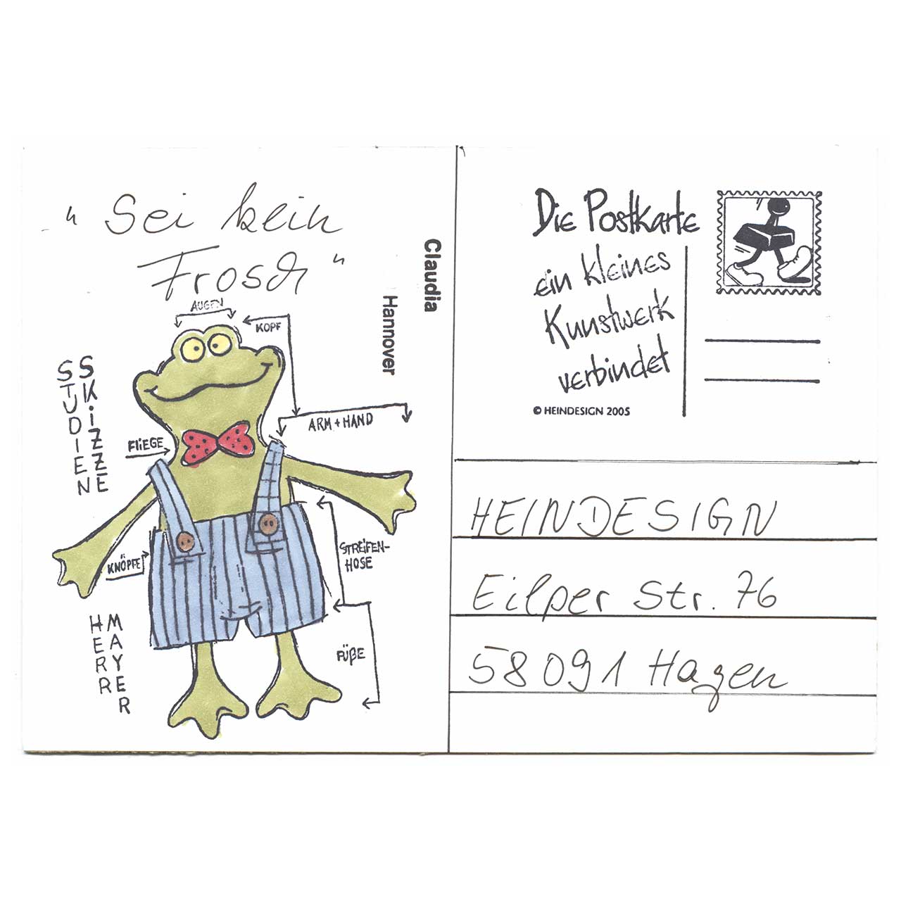 Sei kein Frosch gestaltet von Claudia aus Hannover