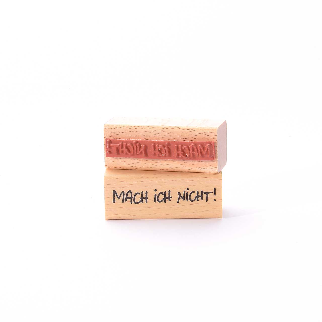 Motivstempel Titel: Anja · Mach ich nicht!