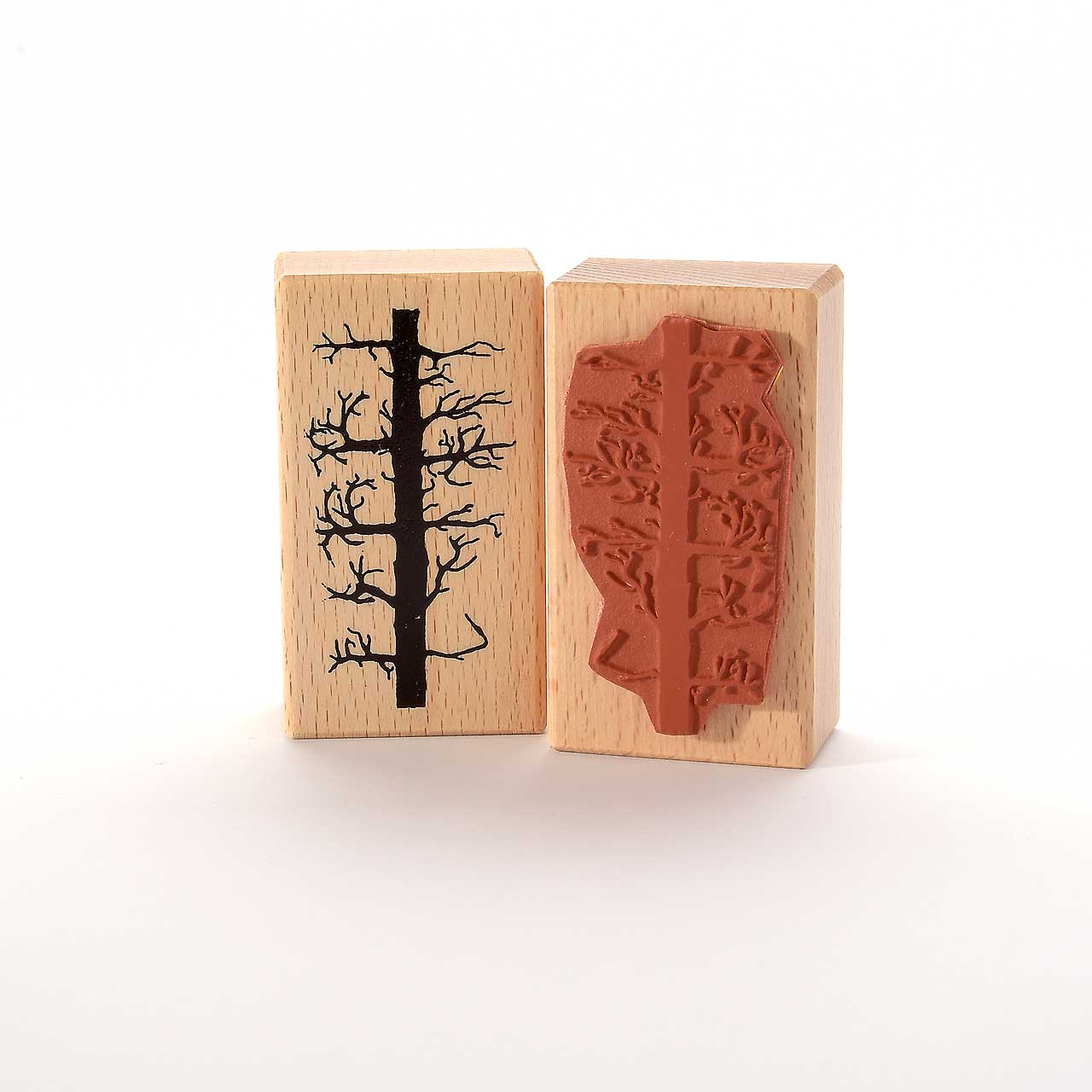 Motivstempel Titel: Baumstamm mit Ästen