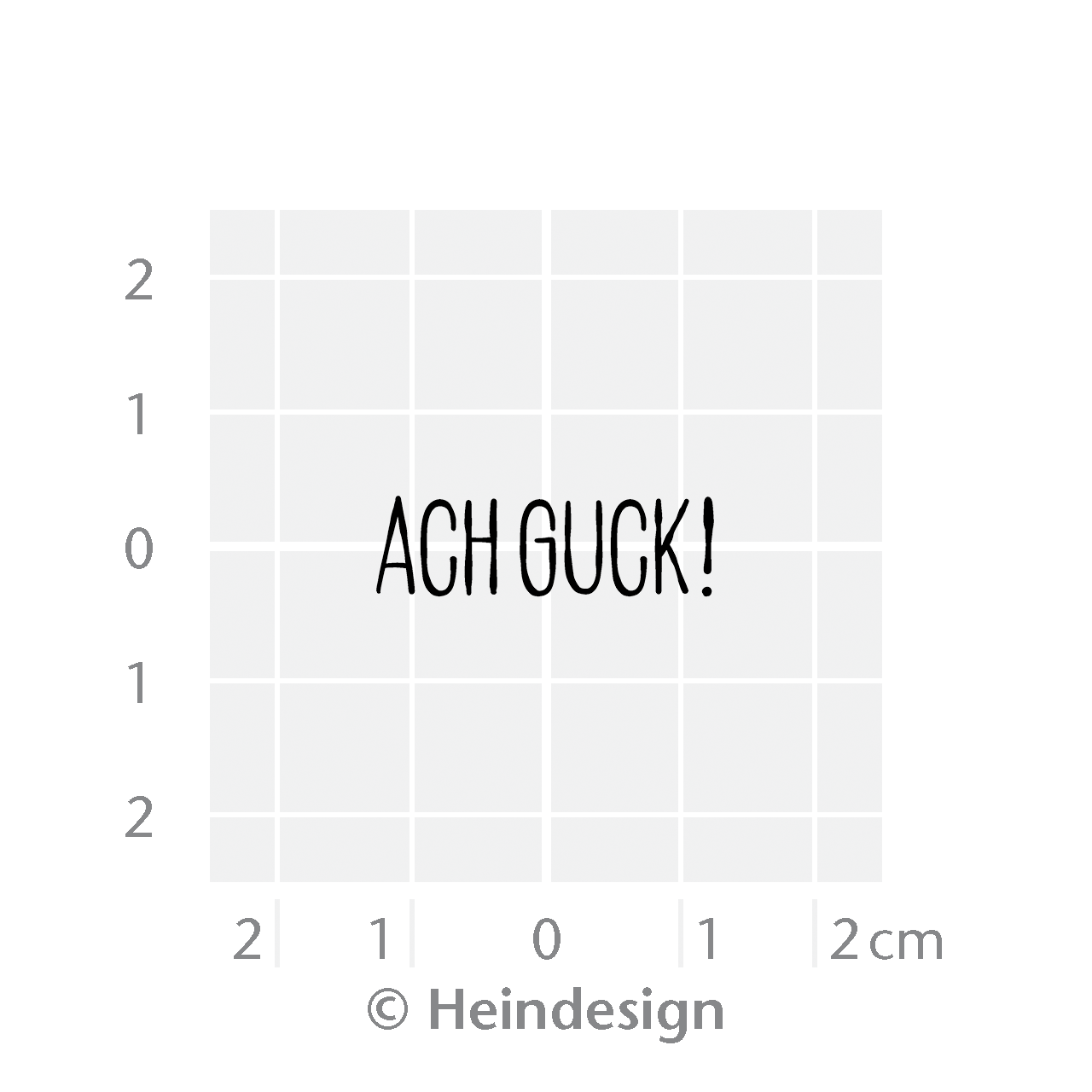 Motivstempel Titel: Ach guck!