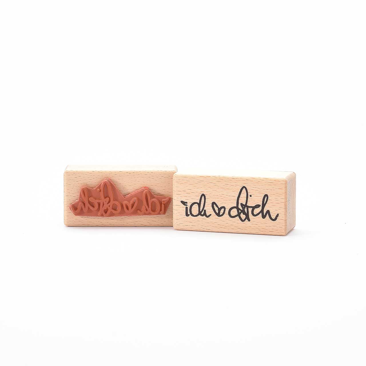 Motivstempel Titel: ich • dich Motivstempel Titel: ich • dich