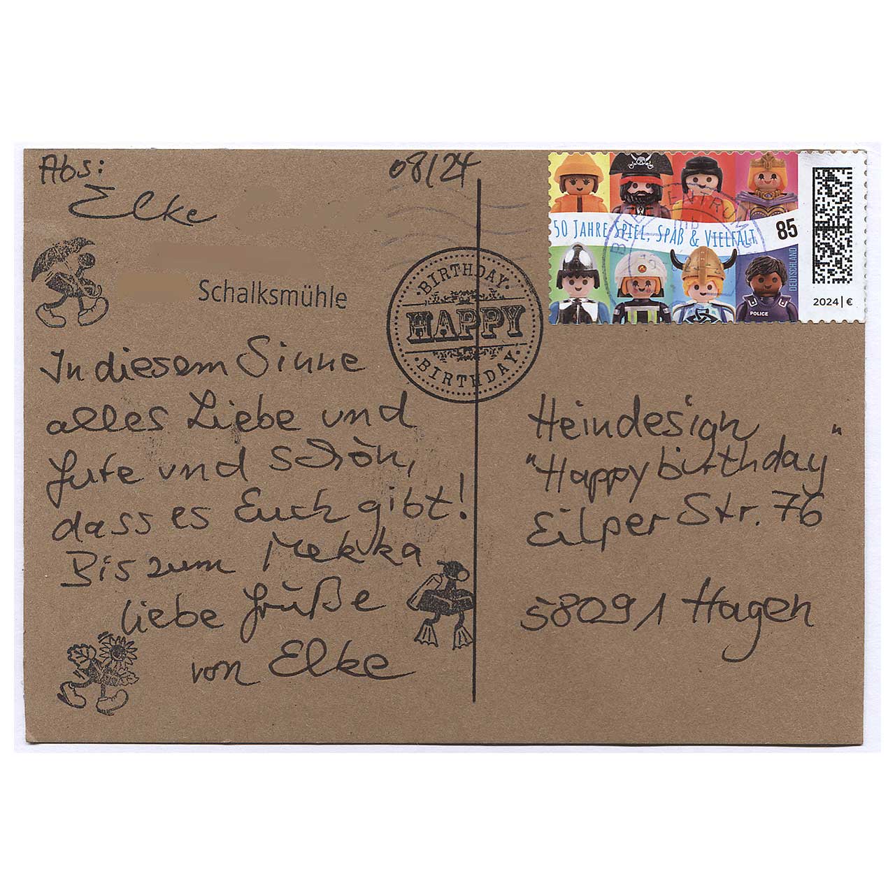 Geburtstag 2024 gestaltet von Elke aus Schalksmühle