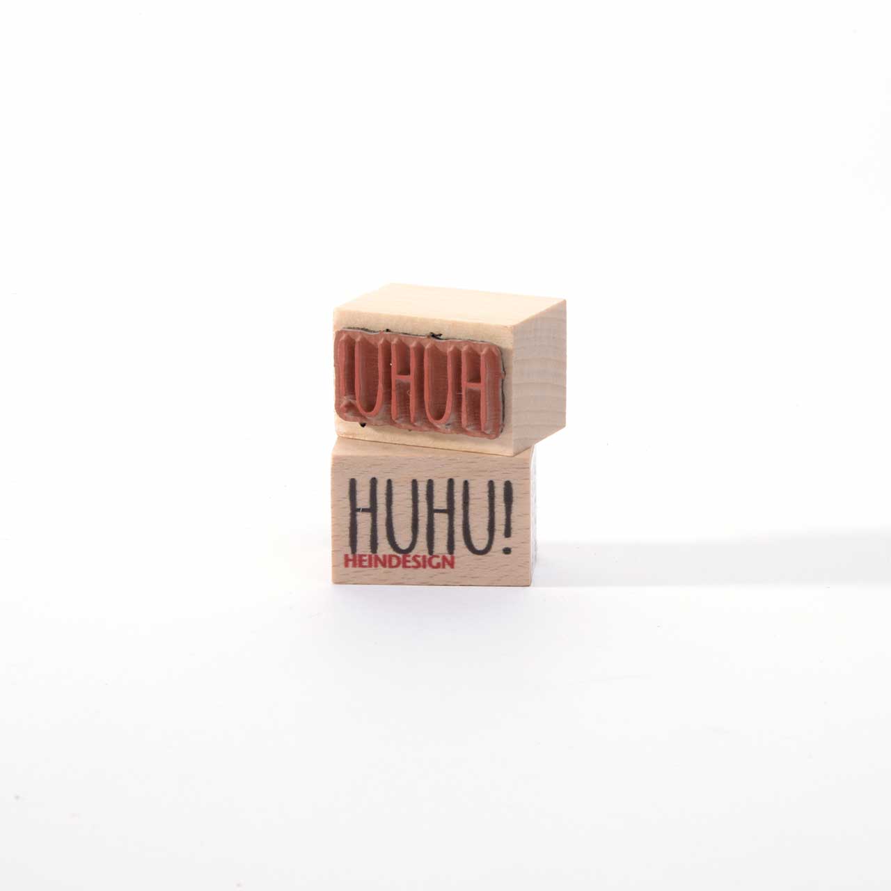 Motivstempel Titel: Huhu