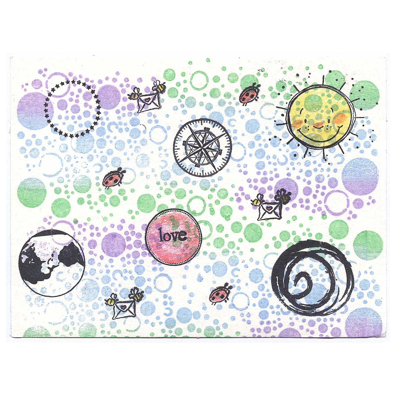 Kreisrund und bunt