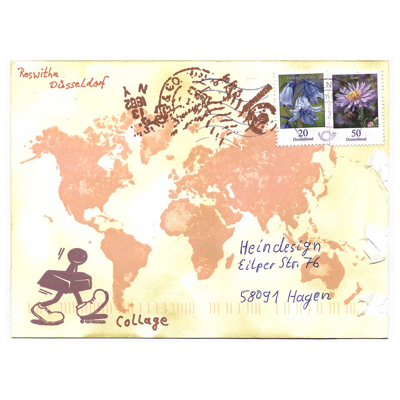Kleb Dir was - Collage gestaltet von Roswitha aus Düsseldorf