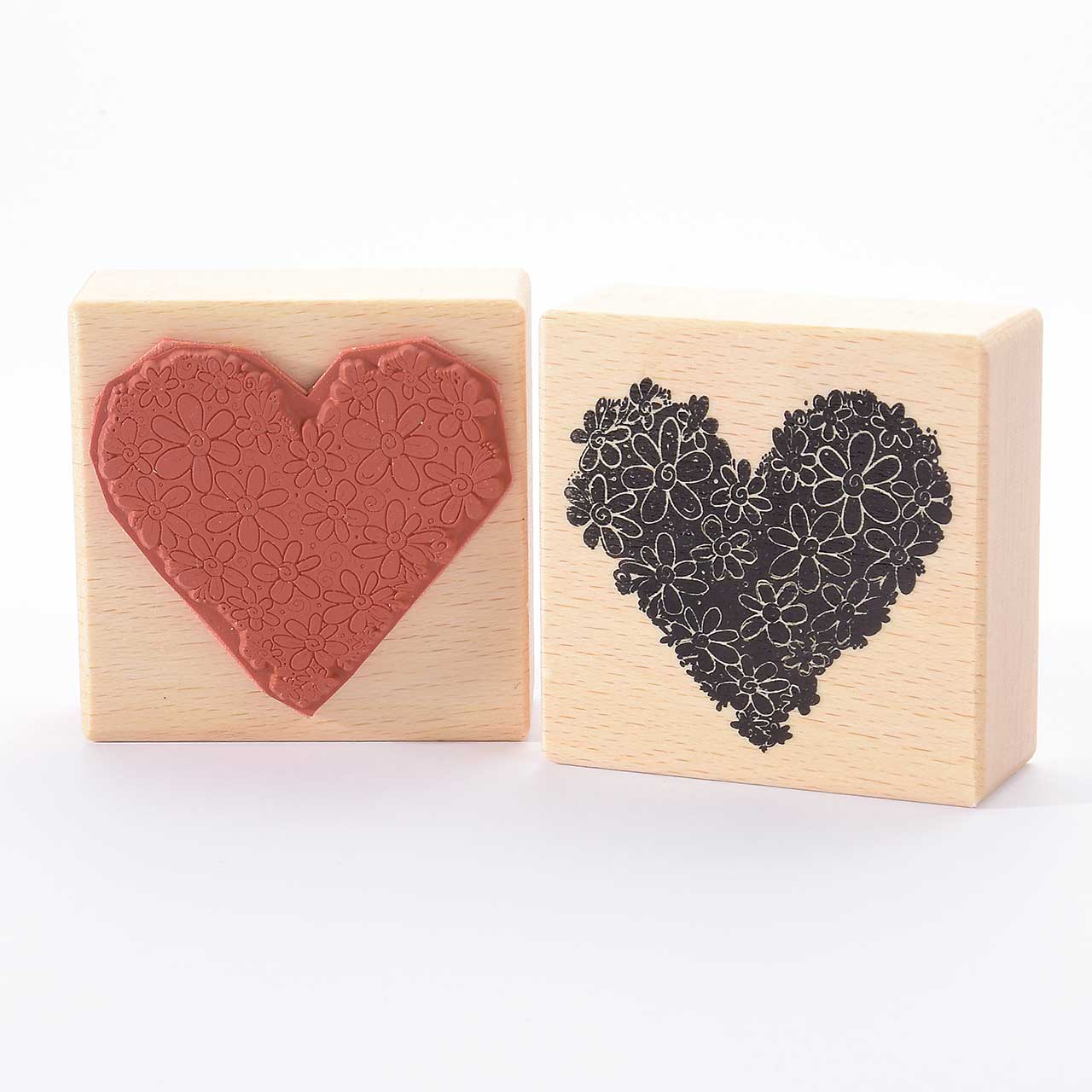 Motivstempel Titel: Blumenherz I