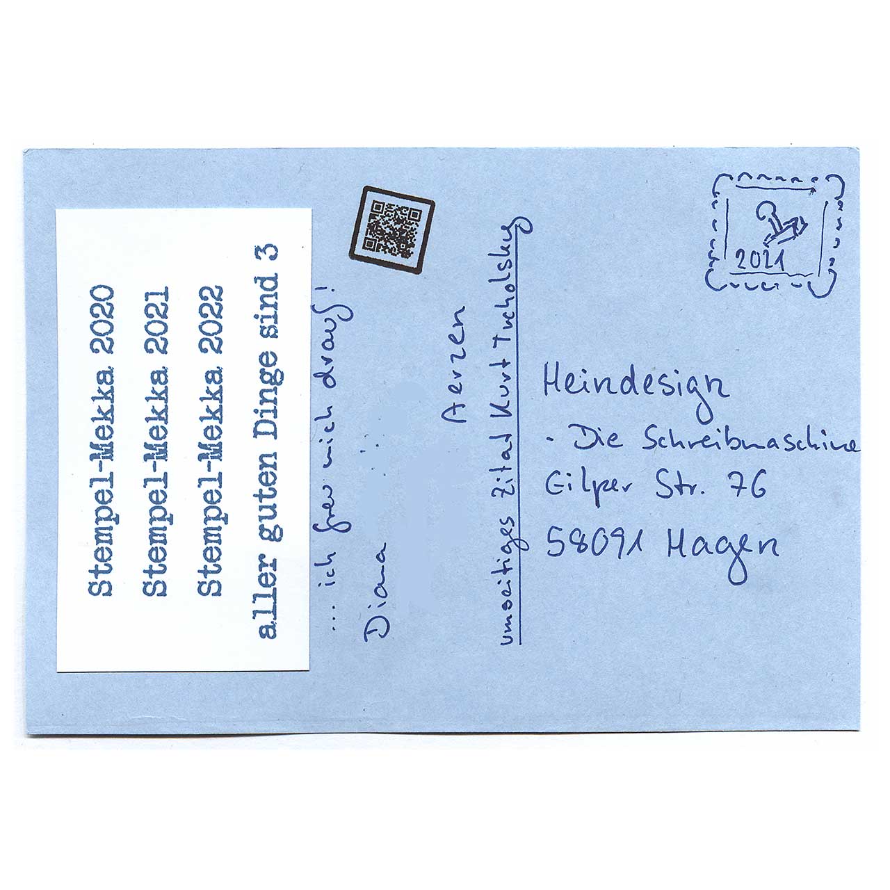 Die Schreibmaschine II gestaltet von Diana aus Aerzen-Reinerbeck