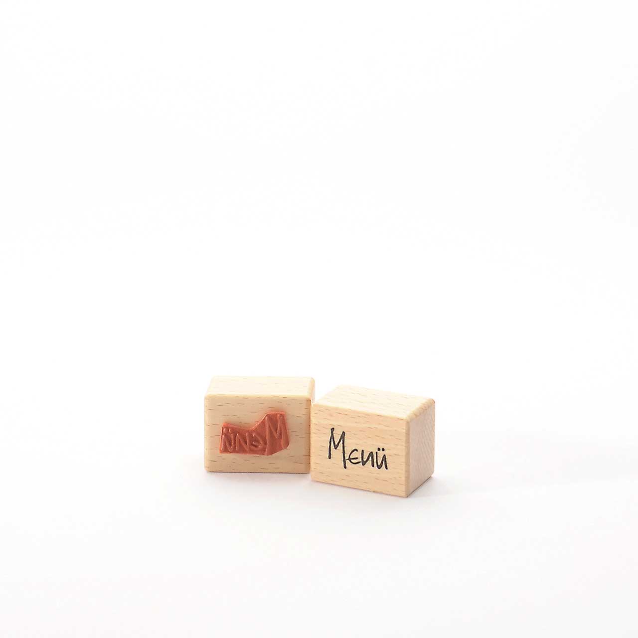 Motivstempel Titel: Menü (Handschrift)