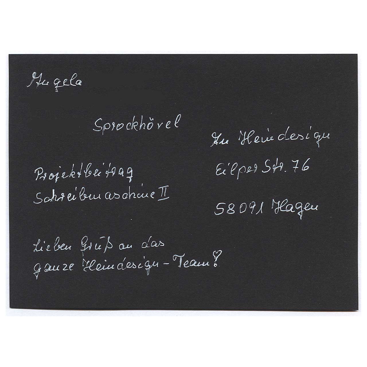 Die Schreibmaschine II gestaltet von Angela aus Sprockhövel