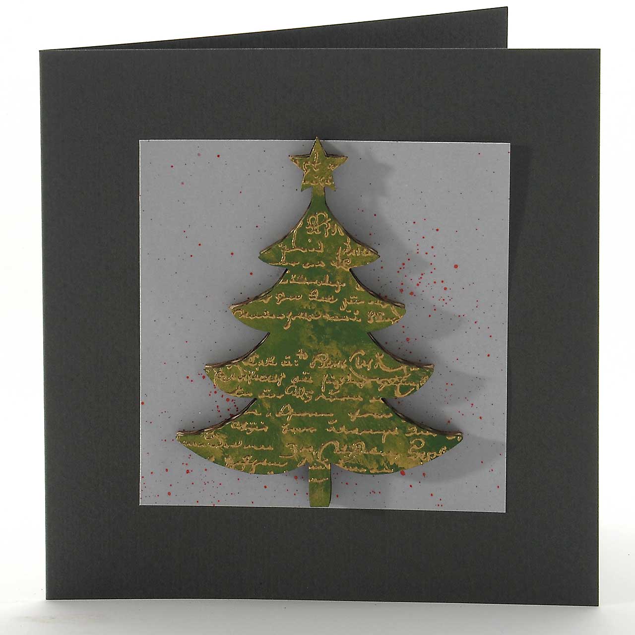 Weihnachtsbaum von Pappe