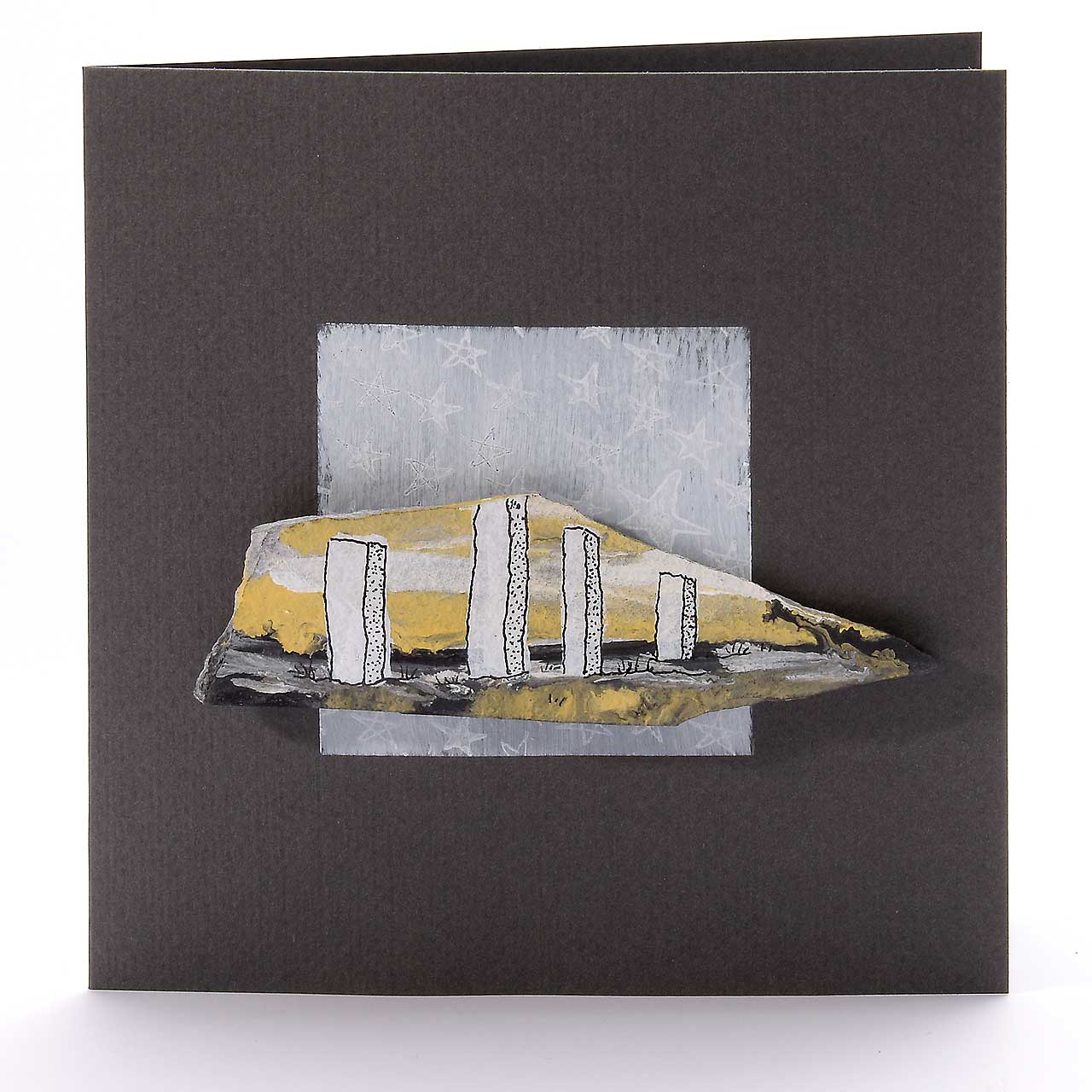 Stein und Hochhäuser