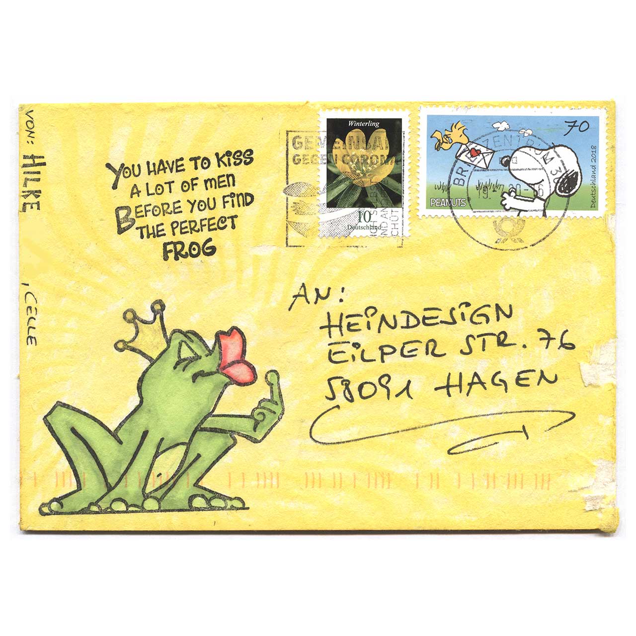 Sei kein Frosch gestaltet von Hilke aus Celle