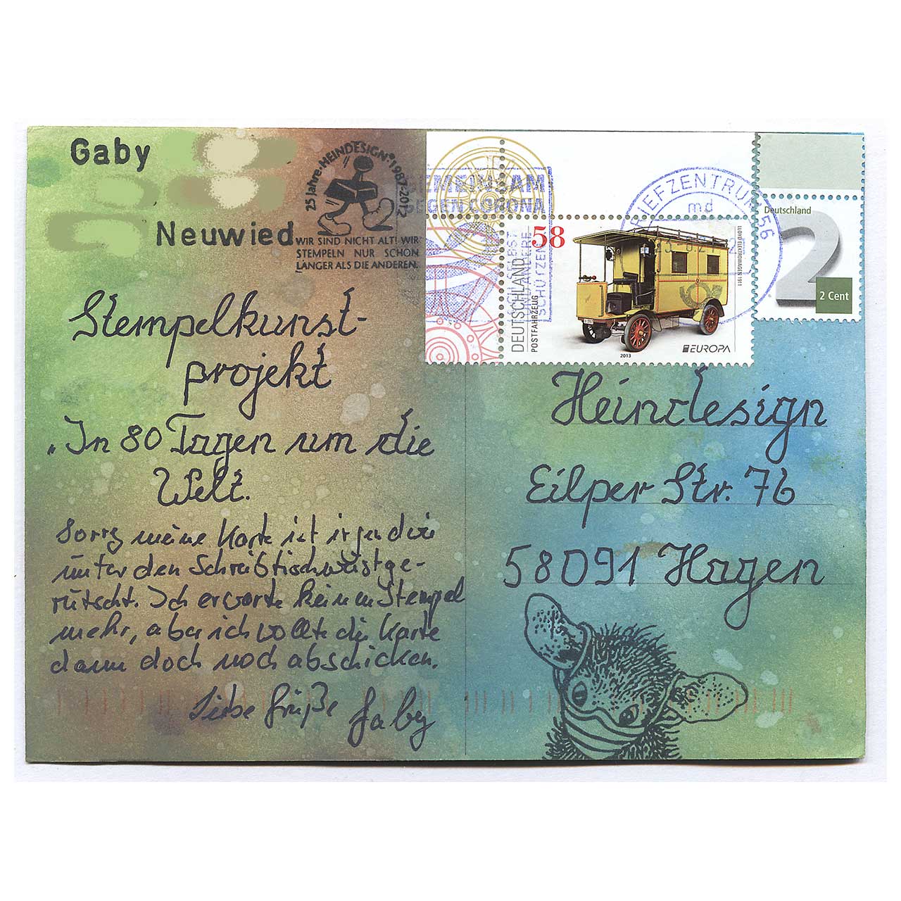 In 80 Tagen um die Welt gestaltet von Gabriele aus Neuwied