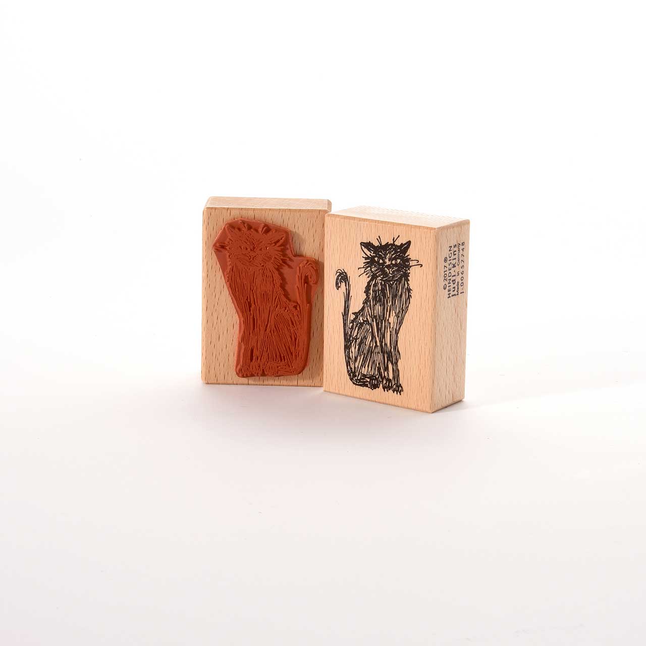 Motivstempel Titel: Struppiger Kater Motivstempel Titel: Struppiger Kater