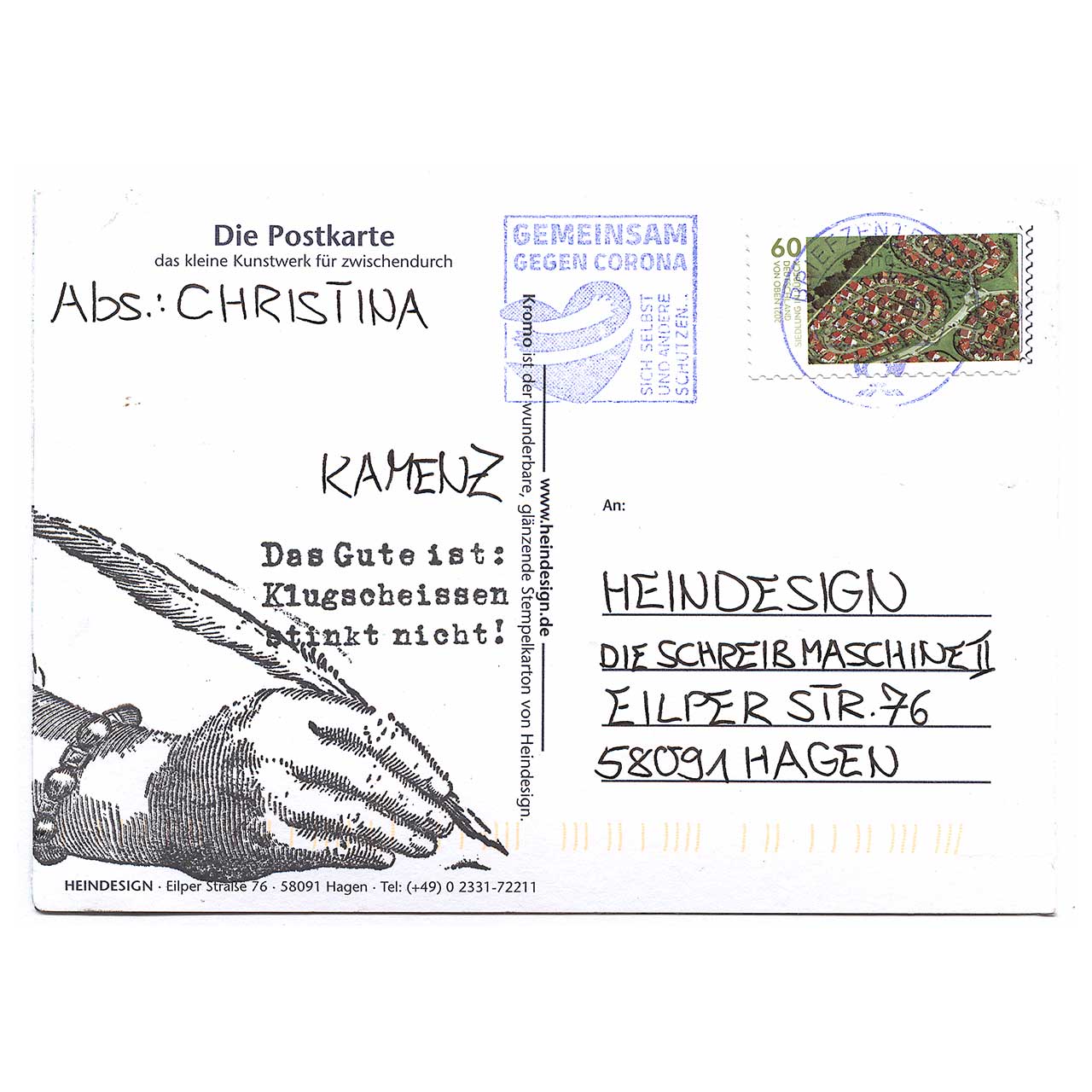Die Schreibmaschine II gestaltet von Christina aus Kamenz