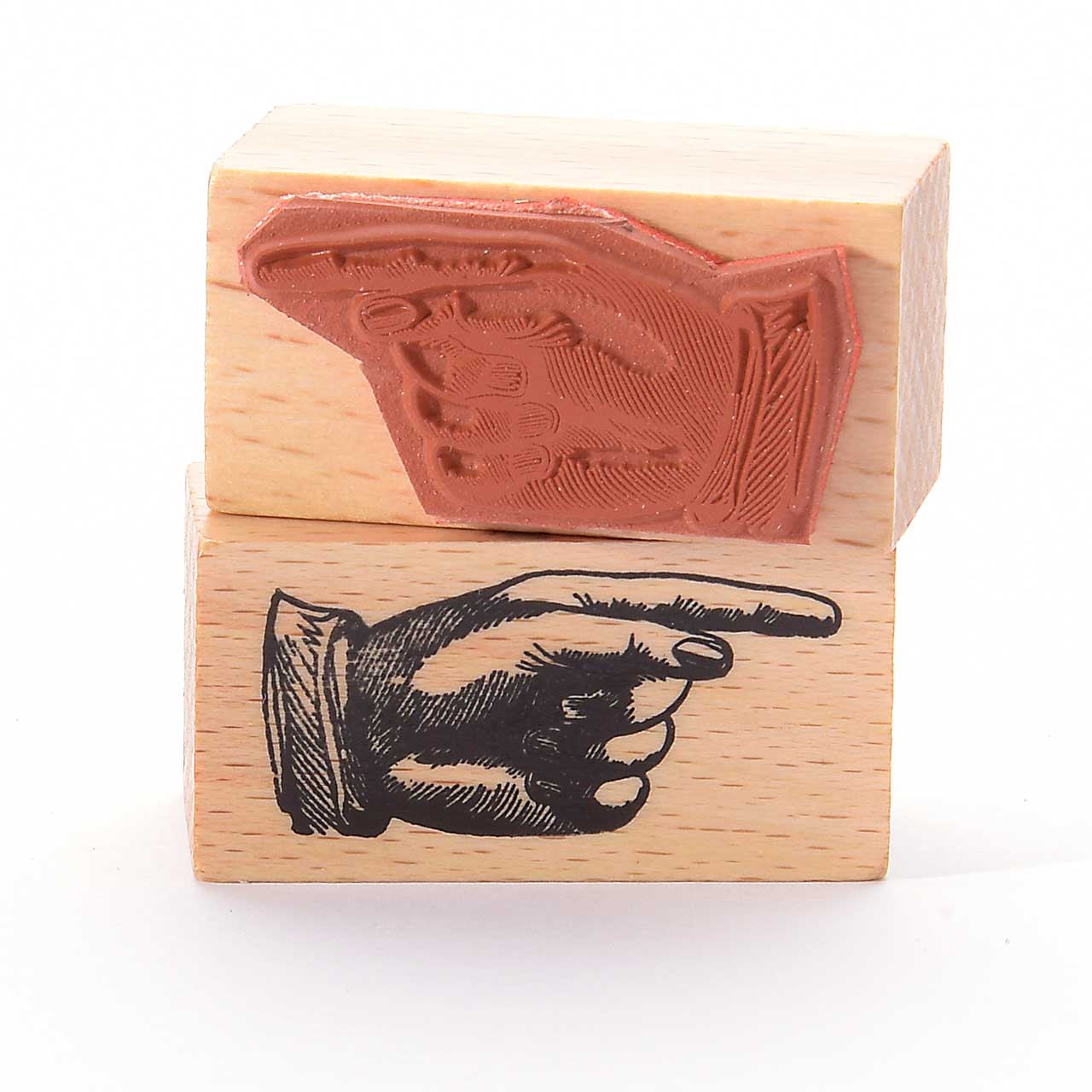 Motivstempel Titel: Hand zeigt nach rechts Motivstempel Titel: Hand zeigt nach rechts