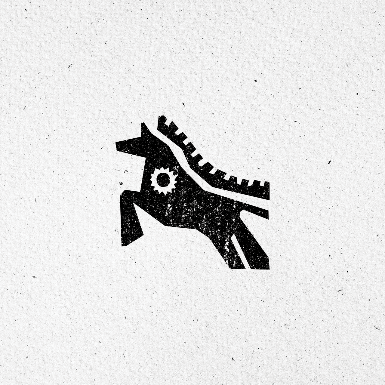 Motivstempel Titel: Igrika Folk · Das Pferd