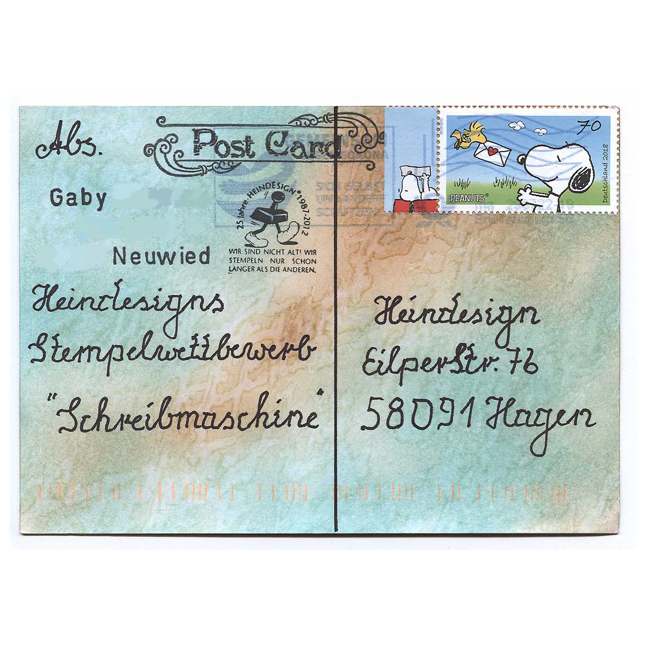 Die Schreibmaschine III gestaltet von Gabriele aus Neuwied