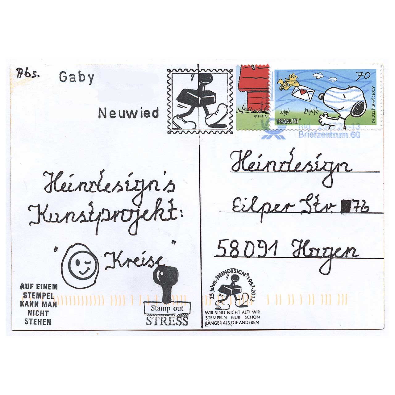 Kreisrund und bunt gestaltet von Gabriele aus Neuwied