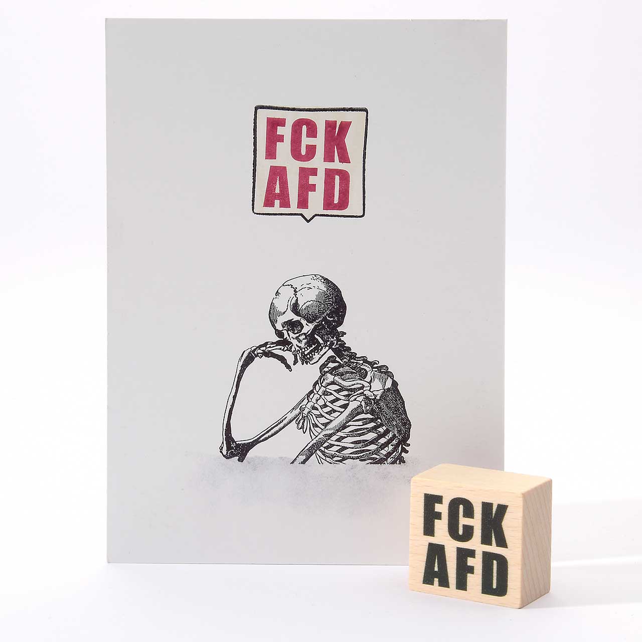 Motivstempel Titel: FCK AFD Motivstempel Titel: FCK AFD