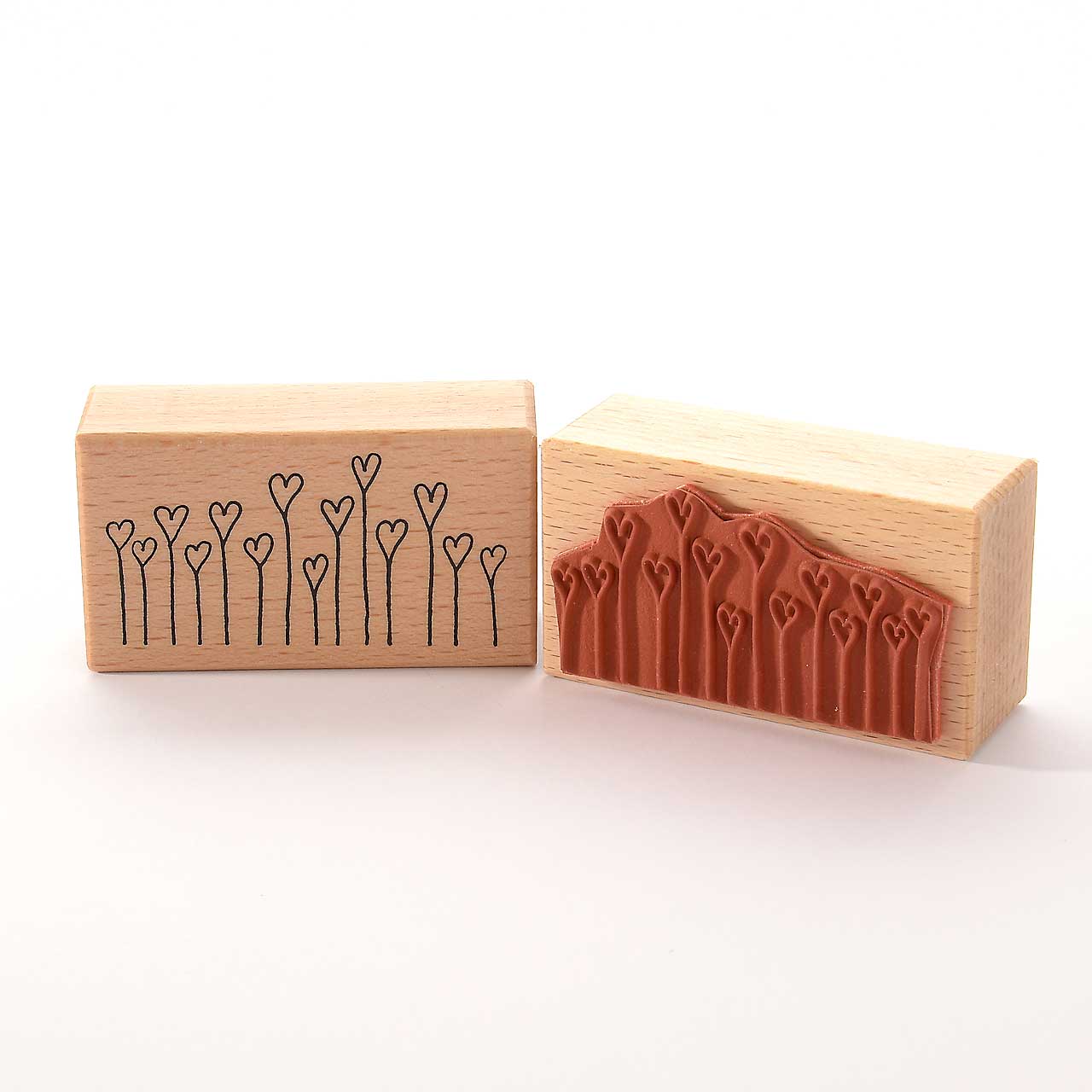Motivstempel Titel: Viele Herzenreihe Motivstempel Titel: Viele Herzenreihe
