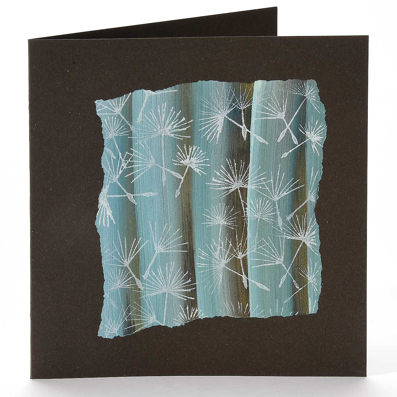 Vier Karten mit einmal Farbe III: Pusteblumenflieger