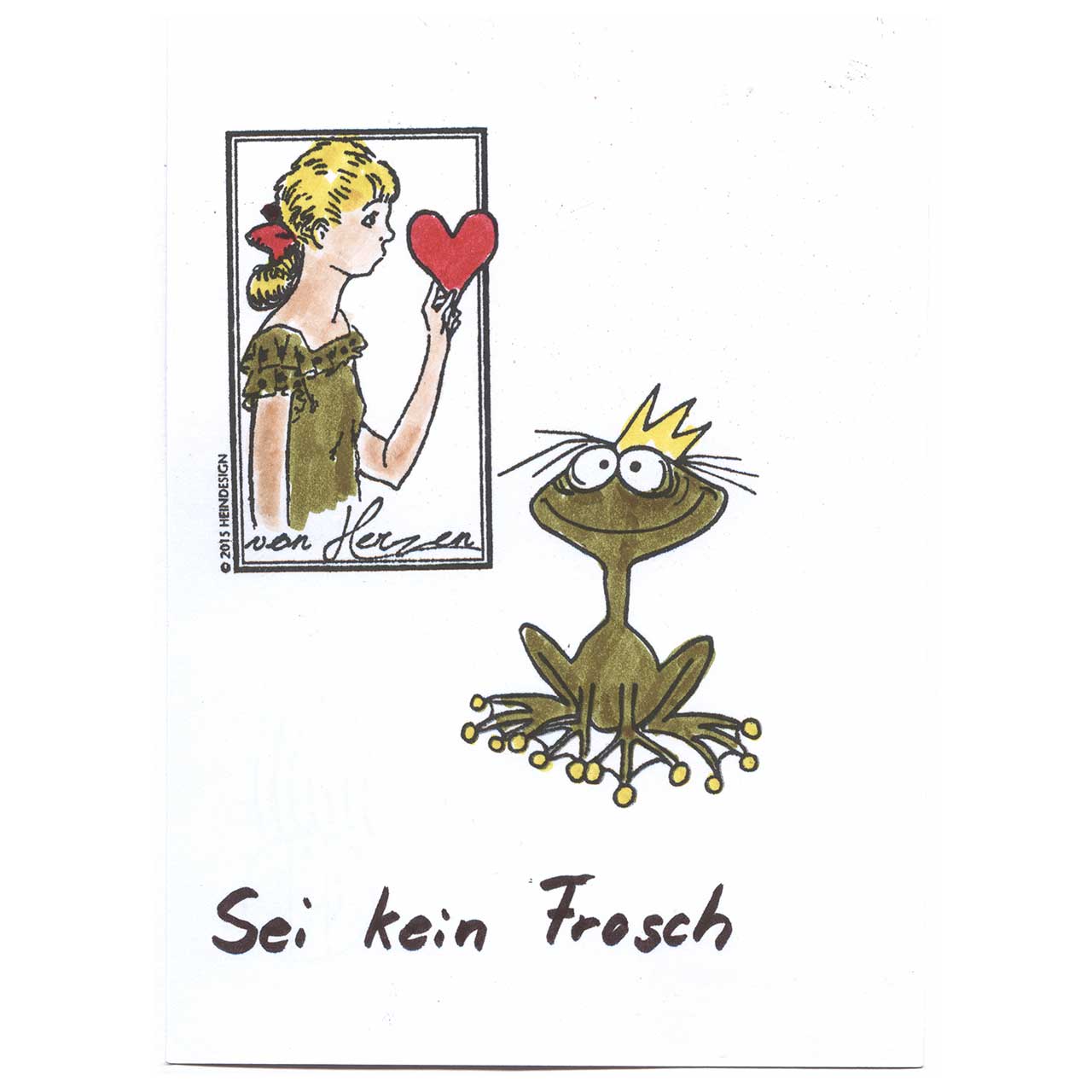 Sei kein Frosch