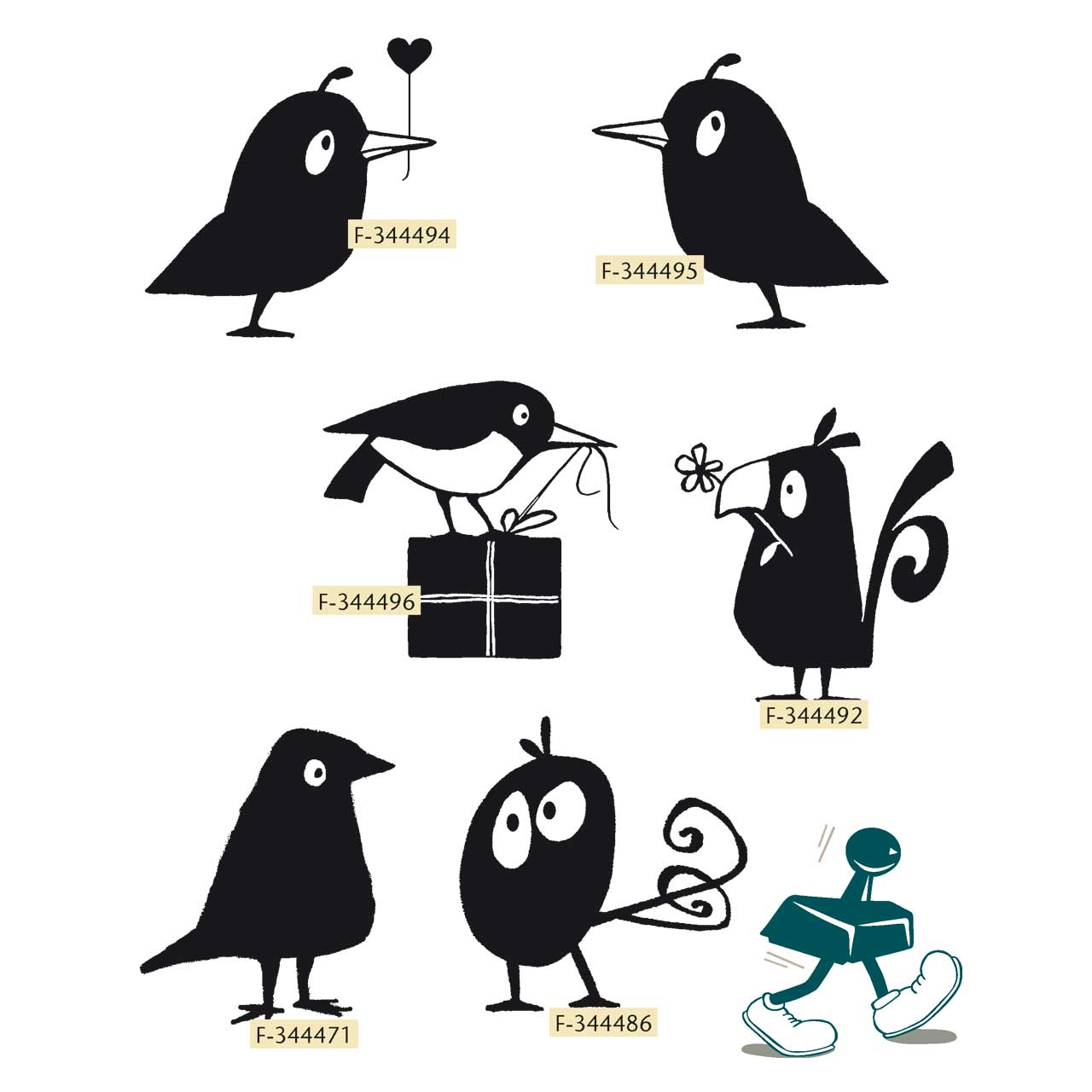 Gummitüte: Komische Vögel