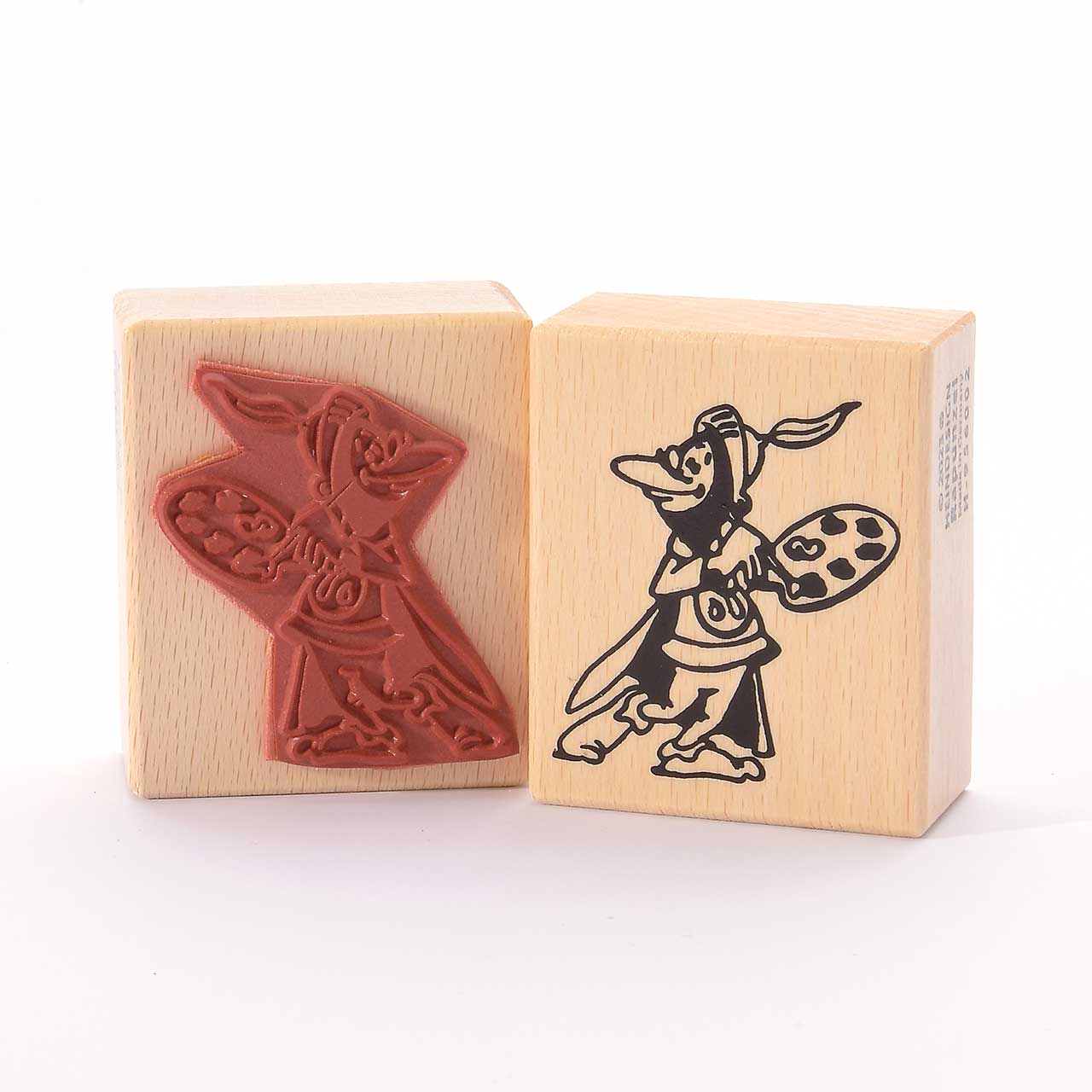 Motivstempel Titel: Sir Ringelbart mit Palette