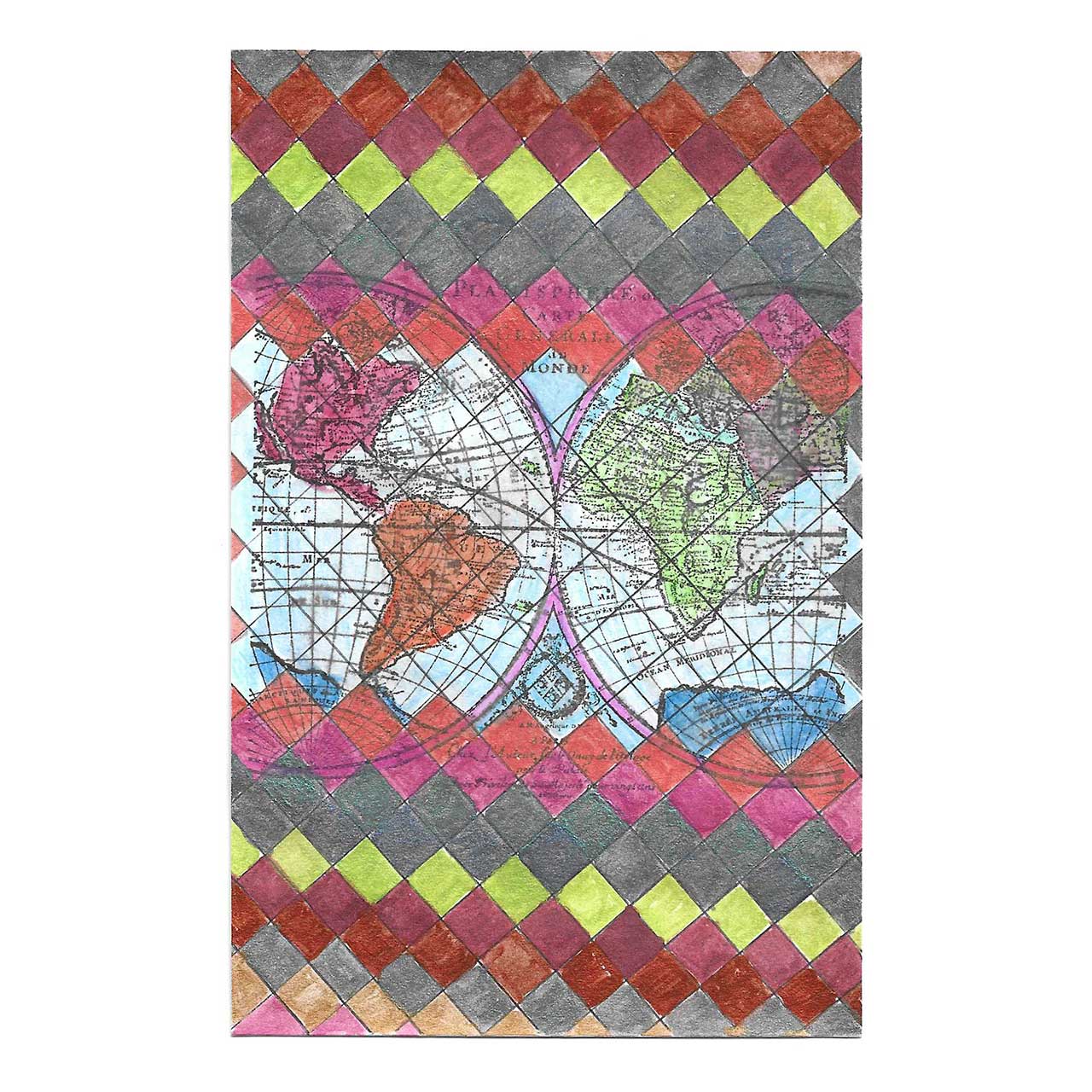 Stempeln ist bunt