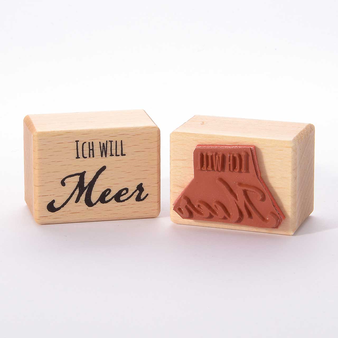 Motivstempel Titel: Ich will Meer Motivstempel Titel: Ich will Meer
