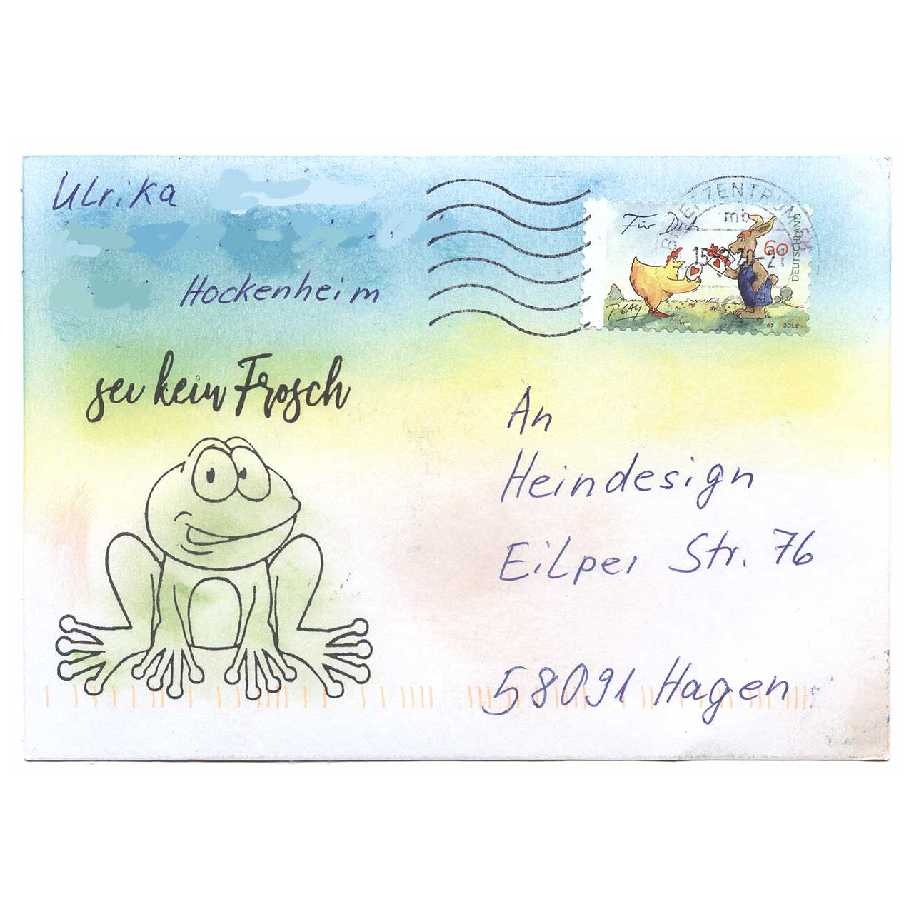 Sei kein Frosch gestaltet von Ulrika aus Hockenheim
