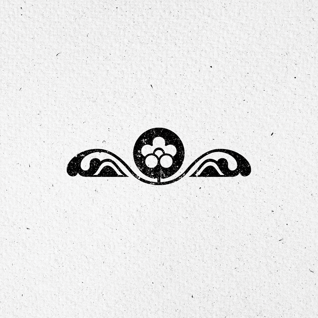 Motivstempel Titel: Igrika Ornament · Kreisblume (klein)