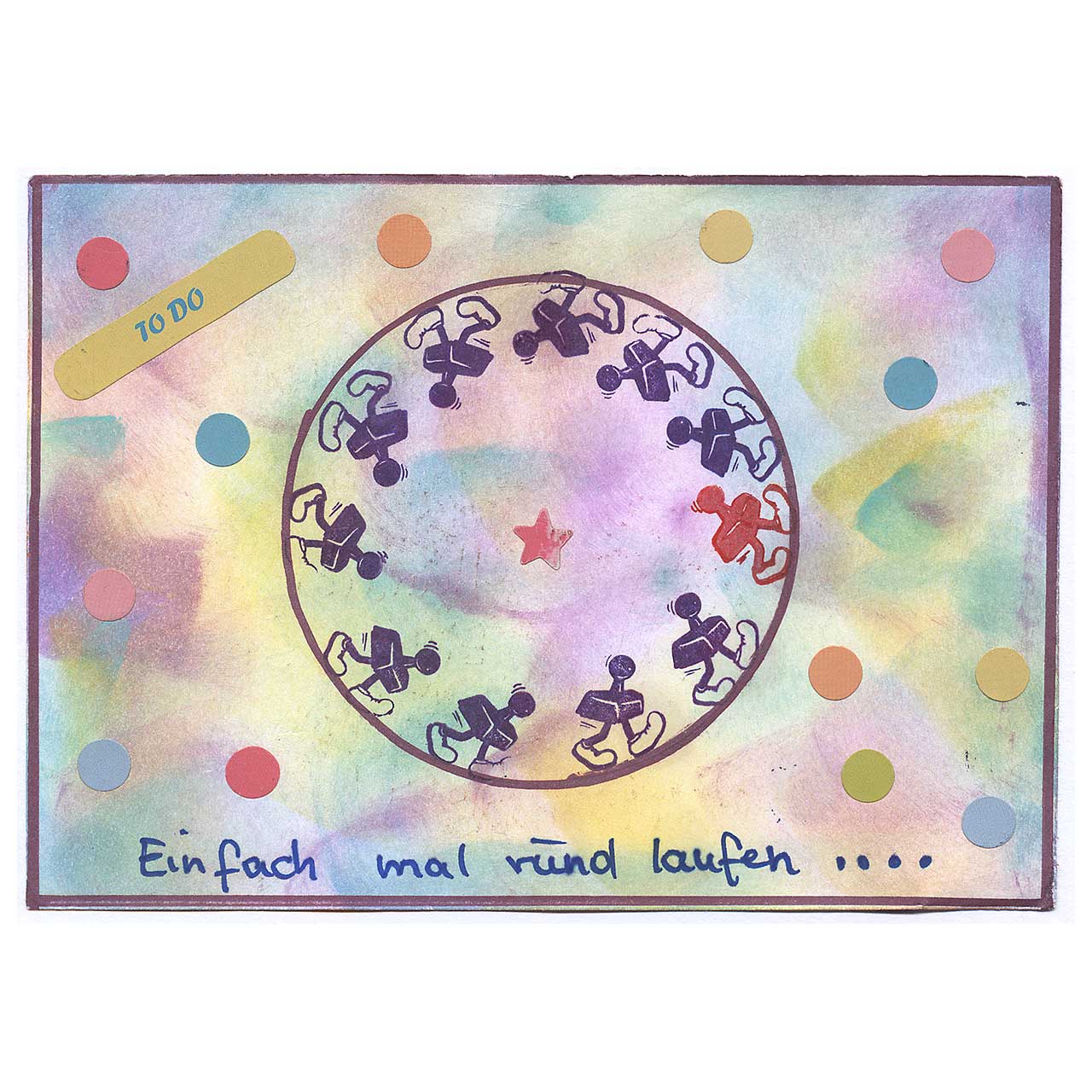 Kreisrund und bunt