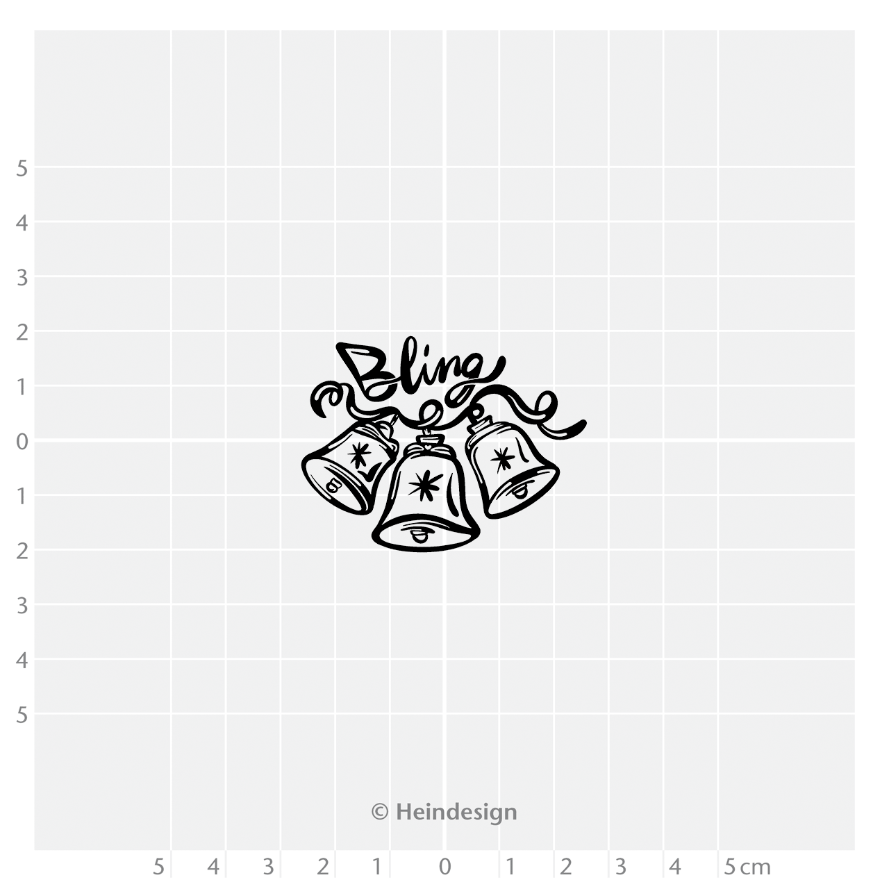 Motivstempel Titel: Bling mit Glocken