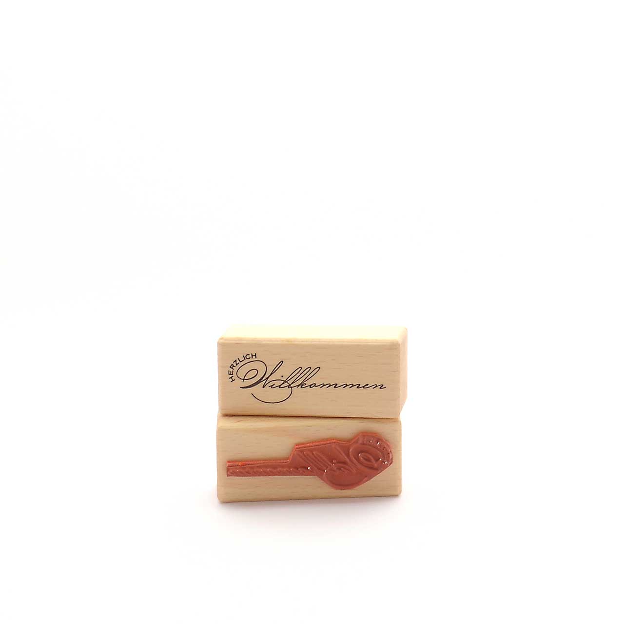 Motivstempel Titel: Herzlich Willkommen (PH)