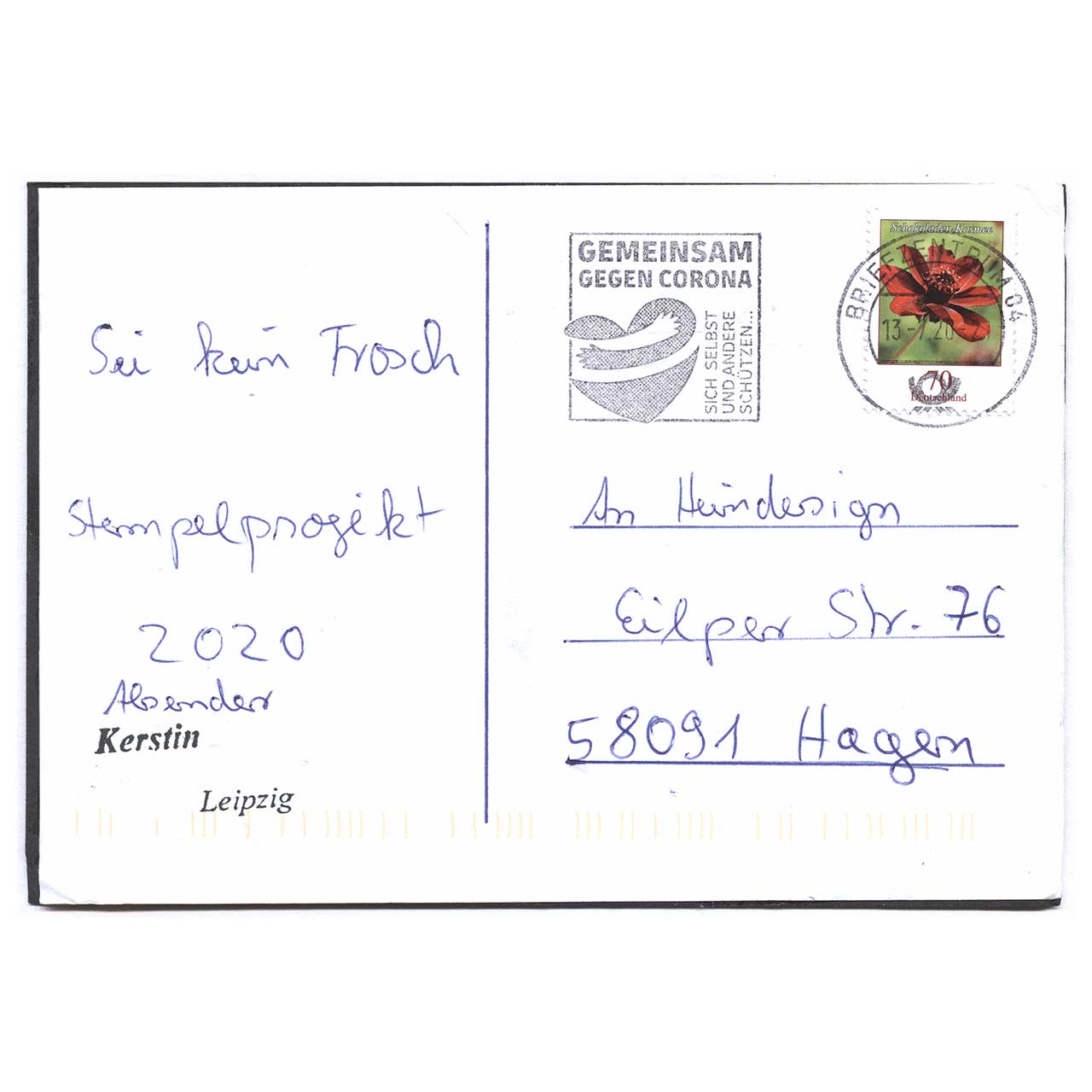 Sei kein Frosch gestaltet von Kerstin aus Leipzig