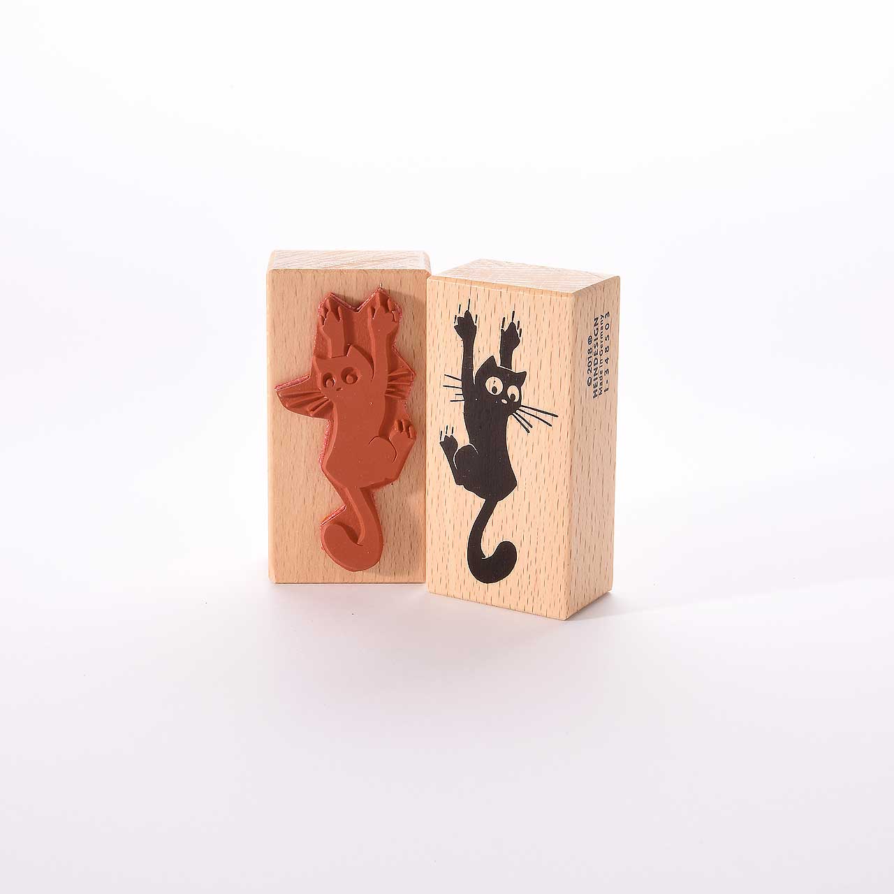 Motivstempel Titel: Rutschekatze