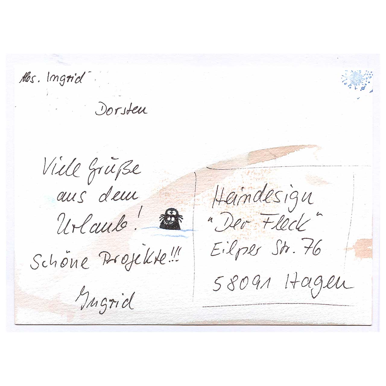 Der Fleck gestaltet von Ingrid aus Dorsten