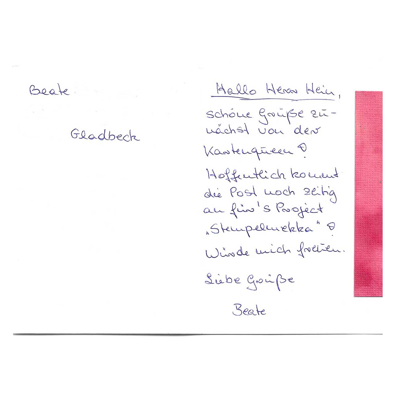 Stempeln ist bunt gestaltet von Beate aus Gladbeck