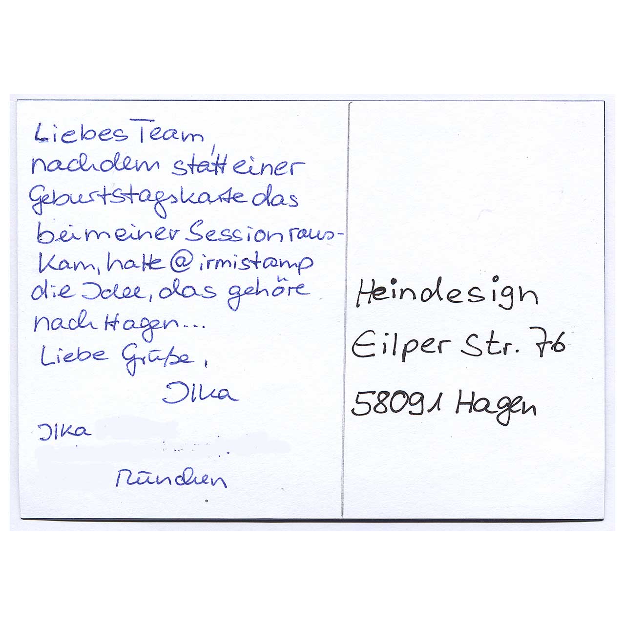 Freche Sprüche gestaltet von Ilka aus München