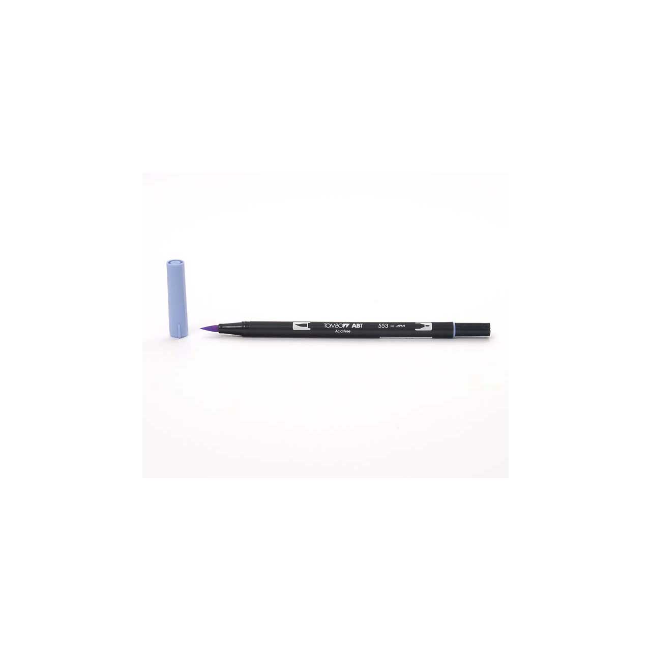Tombow Dual Brush Pen - Mist Purple - Graublau
