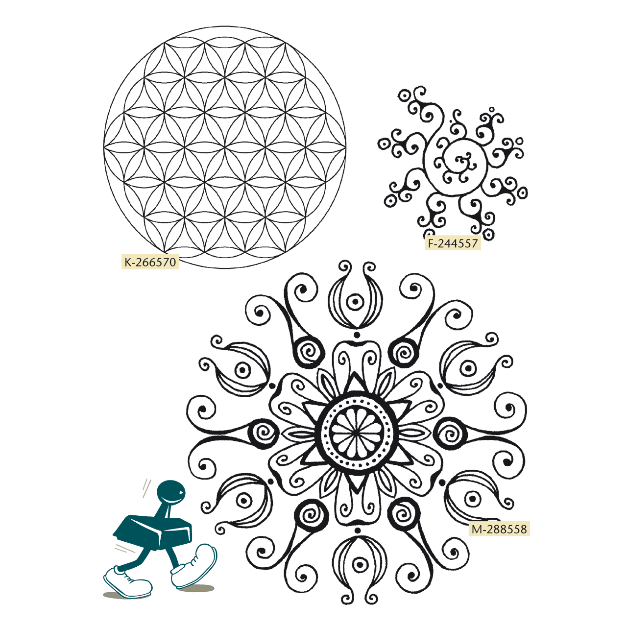 Gummitüte: Ornamente I