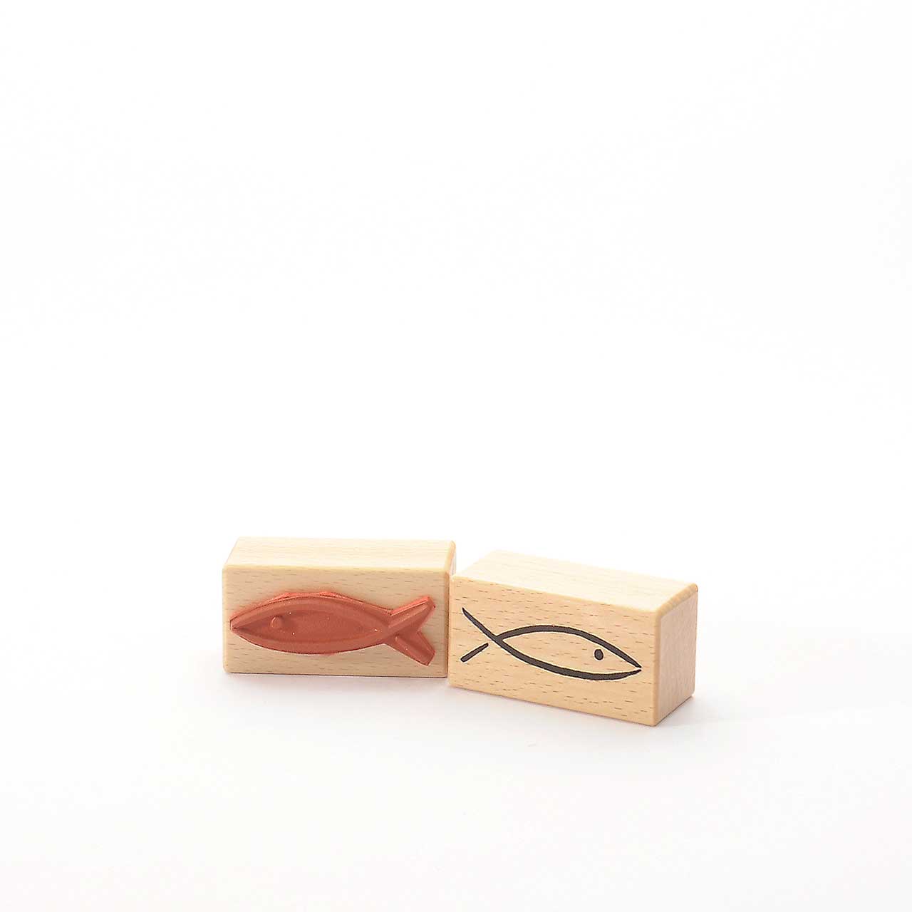 Motivstempel Titel: Fischsymbol Motivstempel Titel: Fischsymbol