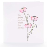Wer anderen eine Blume schenkt II