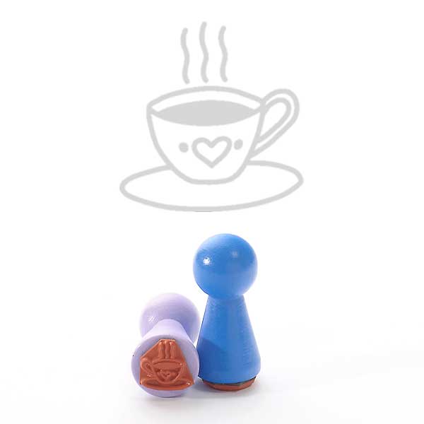Motivstempel Titel: Ministempel · Teatime Tasse von Judi-kins