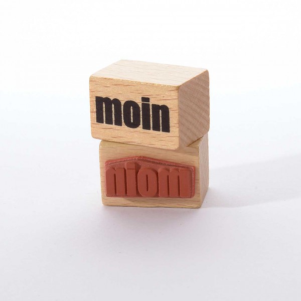 Motivstempel Titel: moin