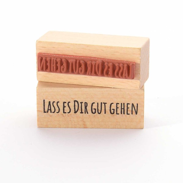 Motivstempel Titel: Lass es Dir gut gehen