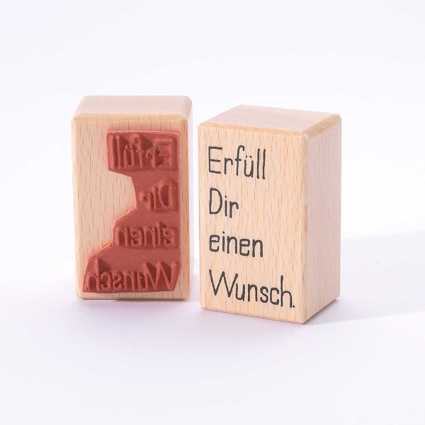 Motivstempel Titel: Erfüll Dir einen Wunsch.