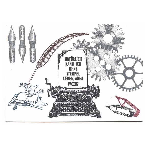 Die Schreibmaschine II gestaltet von Petra aus Nordenham